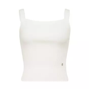 Топ женский Deep Breath с квадратным вырезом, белый