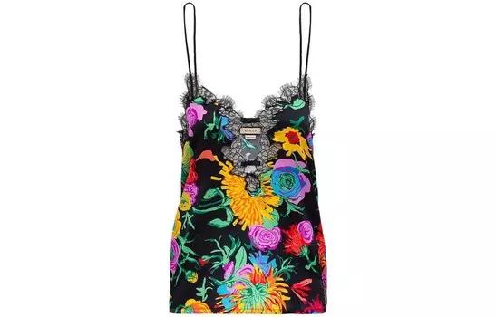 Топ женский Gucci Epilogue Camisoles, черный