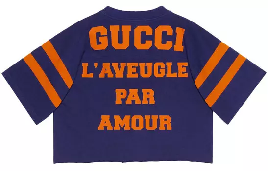 Топ женский Gucci укороченный, фиолетовый
