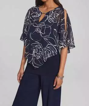 Топ женский Joseph Ribkoff, цвет midblue/van