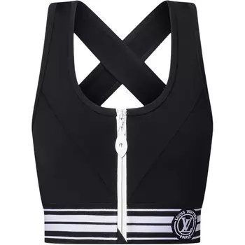 Топ женский Louis Vuitton спортивный, черный