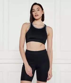 Топ женский Michael Kors спортивный с окантовкой, черный