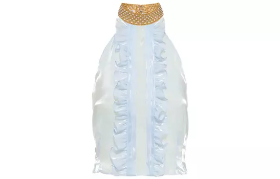 Топ женский Miu Miu, небесно-голубой