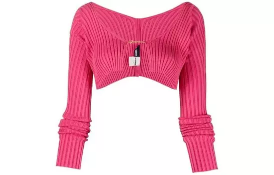 Топ женский Miu Miu укороченный, розовый