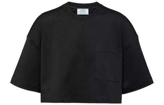 Топ женский Prada укороченный, черный