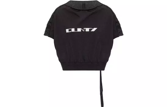 Топ женский Rick Owens Drkshdw укороченный, черный