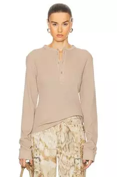 Топ женский с длинными рукавами Acne Studios, цвет Concrete Grey