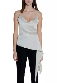 Топ женский Silence асимметричный, белый