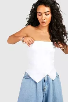 Топ-жилет-бандо Boohoo, белый