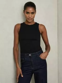 Топ-жилет betty racerback Reiss, черный