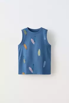 Топ-жилет для серфинга ZARA, синий