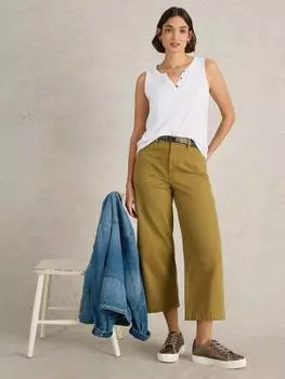 Топ-жилет из хлопка lola White Stuff, белый