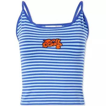 Топ-жилет Obey с вышивкой в полоску, мультиколор