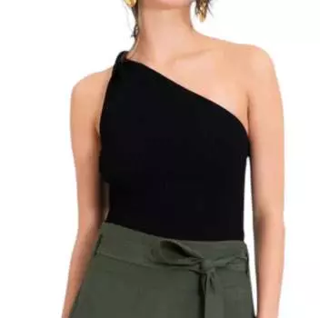 Топ Жизель в черном цвете Tanya Taylor