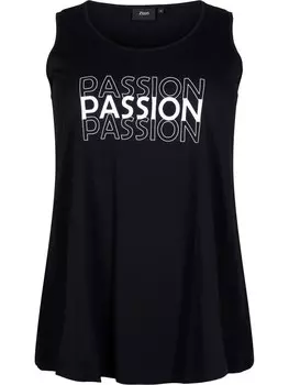 Топ Zizzi VMY, черный