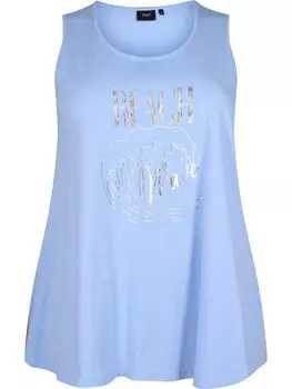 Топ Zizzi VMY, синий