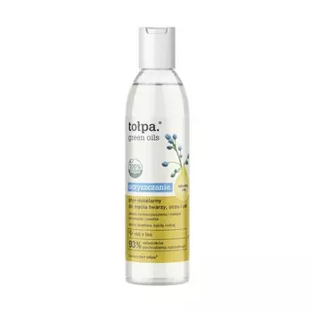 Topa, зеленые масла, очищающая мицеллярная жидкость для умывания лица и глаз, 200 мл