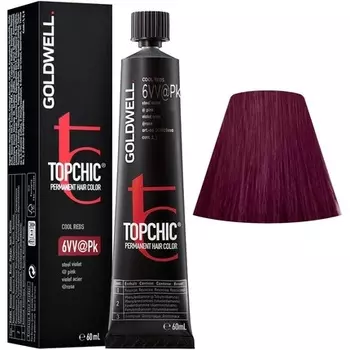Topchic Профессиональная краска для волос 60мл Фиолетовый с просветлением Розовый, Goldwell