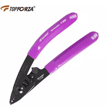 TOPFORZA FT-6207 инструмент для зачистки оптоволоконного кабеля, плоскогубцы Миллера, клещи для зачистки кожаного кабеля, инструмент для зачистки оптического кабеля, трехгубцы