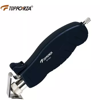 TOPFORZA SP-4301 профессиональный инструмент для зачистки проводов, регулируемый нож для зачистки кабеля, инструмент для зачистки проводов (4,2-25 мм), металлическая головка