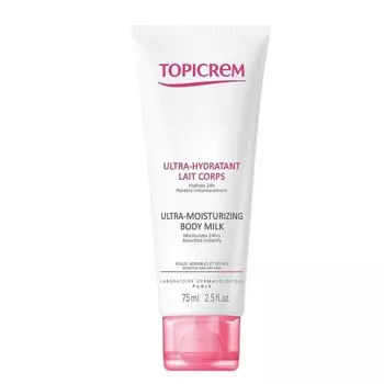 Topicrem, Ultra-moisturizing Body Milk, увлажняющее молочко для тела, 75 мл