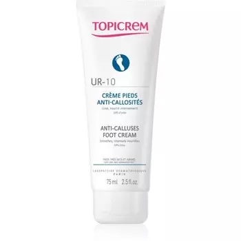 Topicrem UR-10 Anti-Calluses Foot Cream крем для ног питательный и увлажняющий 75 мл