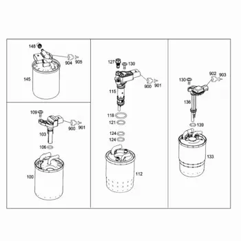 Топливный фильтр A642090605290 MERCEDES-BENZ