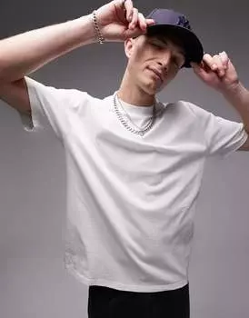 Topman – белая футболка оверсайз