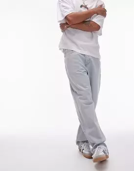 Topman — выбеленные широкие джинсы