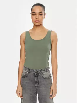 Топний стандартный крой Lulu 10326294 Vero Moda, зеленый