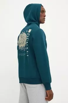 Топографическая толстовка с капюшоном The North Face, бирюзовый