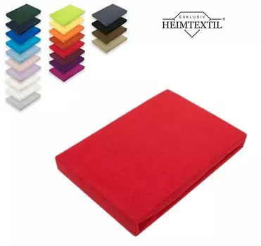 Топпер трикотажный приталенный простынь брендовый простыня 200 х 220 см красный Sdseetraum