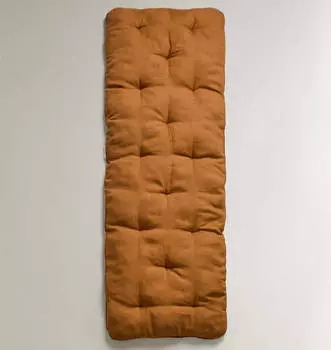 Топпер Zara Home Linen, 220х70 см, красно-коричневый