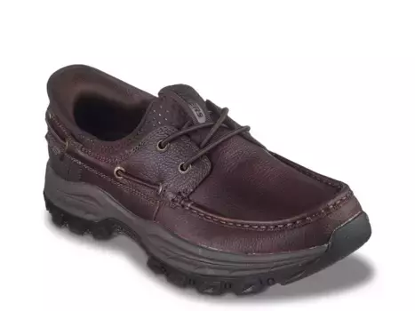 Топсайдеры Hands Free Slip-ins Relaxed Fit Knowlson Shore Thing Boat Shoe Skechers, темно-коричневый