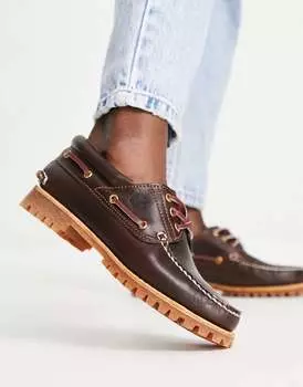 Топсайдеры Timberland Heritage Noreen из коричневой натуральной кожи