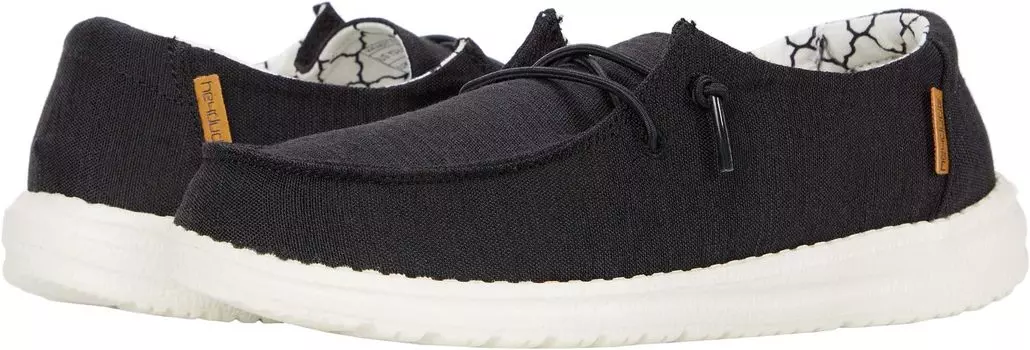 Топсайдеры Wendy Linen Hey Dude, черный