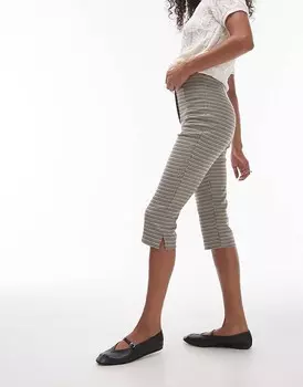 Topshop – бенгальские капри в яркую клетку