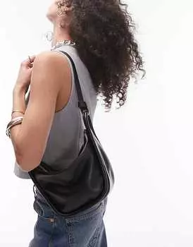 Topshop Черная структурированная сумка через плечо – Sergio