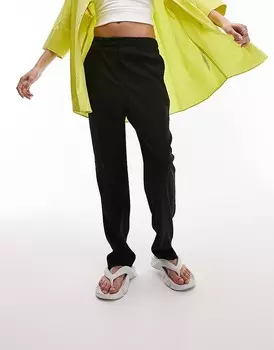 Topshop - Черные узкие брюки-сигареты