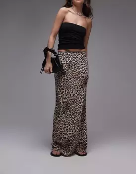 Topshop – длинная юбка с леопардовым принтом