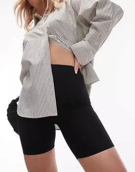 Topshop – Hourglass – Базовые леггинсы Kurze в цвете Schwarz