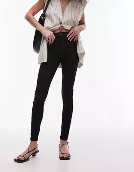 Topshop - Joni - Чисто черные джинсы