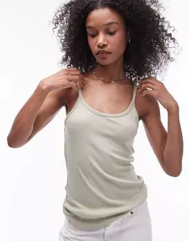 Topshop – майка Sage с глубоким вырезом