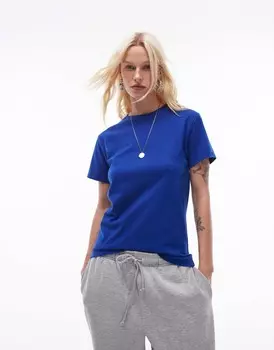 Topshop - Мини-футболка кобальтово-синего цвета
