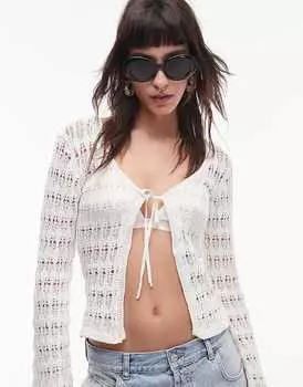 Topshop – Peony – Черные большие круглые солнцезащитные очки