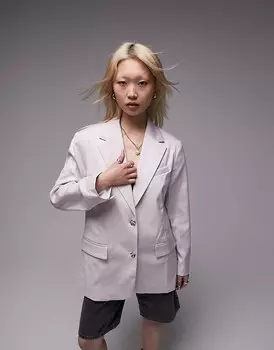 Topshop Petite – смирительная куртка сиреневого цвета в тон