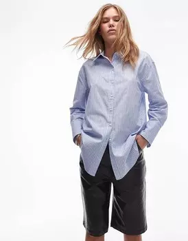 Topshop – повседневная рубашка в синюю полоску