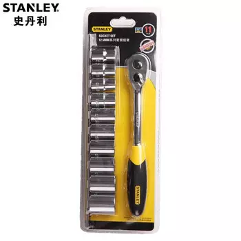 Торцевые ключи Stanley с храповым механизмом, набор из 11 предметов, серия 12,5 мм, набор 95-323-1-23