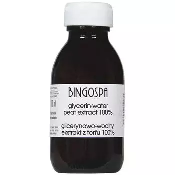 Торфяной экстракт-грязь для здоровой кожи 100%, 100 мл Bingospa