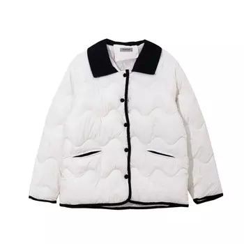 Toright Женская стеганая куртка, Черный